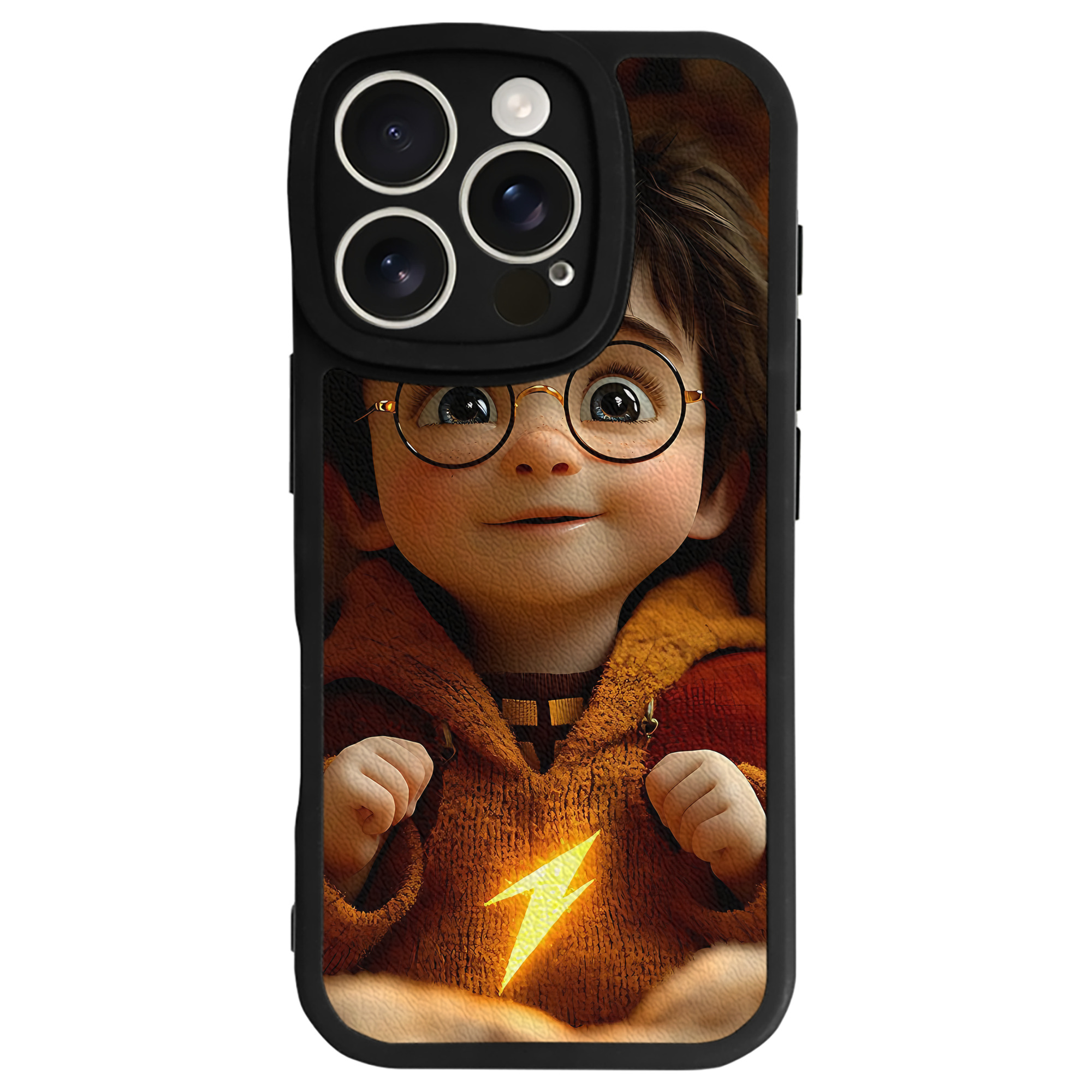 （画像用） Harry Potter ハリー・ポッターシリーズ 【iPhone 16シリーズ対応】シリコンスマホケース（レザー調） 材質：シリコン